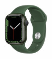 Apple Watch 7 GPS, 41mm roheline silikoonrihm