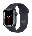 Apple Watch 7 GPS, 41mm must silikoonrihm