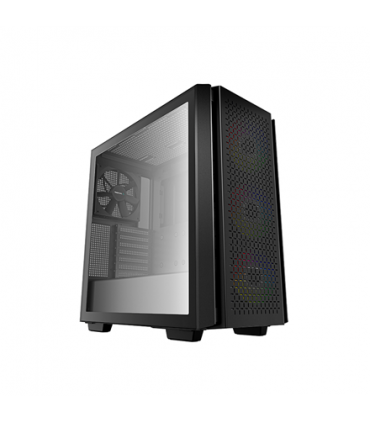 Deepcool MID TOWER CASE CG560 Side window, Black, Mid-Tower, Power supply included No