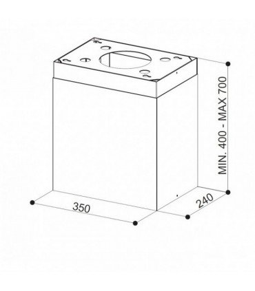 Faber 112.0516.430 Chimney Extension