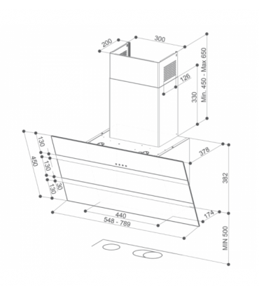 Faber STEELMAX EV8 LED WH/X A80