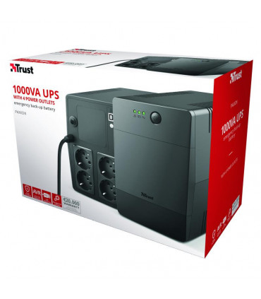 TRUST 600 Watts 1000 VA Wave form type Simulated sinewave 23504