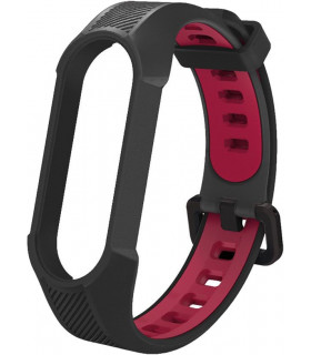 Tech-Protect kellarihm Armour Xiaomi Mi Band 5/6, must/punane