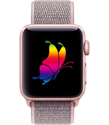 Tech-Protect kellarihm Nylon Apple Watch 38/40mm, pink sand