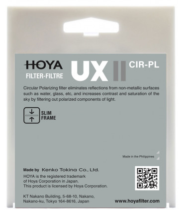 Hoya filter ringpolarisatsioon UX II 55mm
