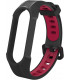 Tech-Protect kellarihm Armour Xiaomi Mi Band 5/6, must/punane