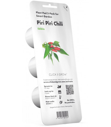 Click & Grow Smart Garden refill Piri Piri tšillipipar 3tk