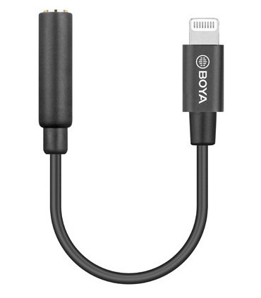 Boya adapter BY-K3 3,5mm TRRS - Lightning