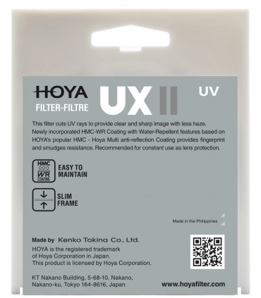 Hoya filter UX II UV 82mm