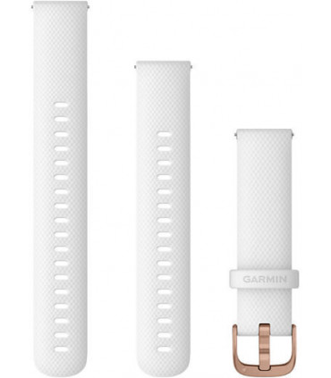 Garmin kellarihm Venu 2S 18mm, valge/rose gold