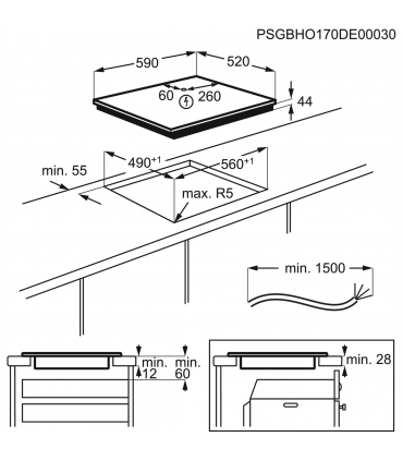 Electrolux EIV63440BS induktsioon