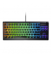 SteelSeries Gaming Keyboard Apex 3 Tenkeyless, RGB LED light, US, Black, Wired, Whisper-Quiet Switches