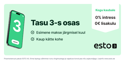 Esto maksa kolmes osas