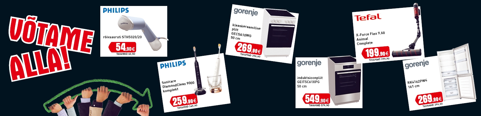 Võtame alla kodumasinad