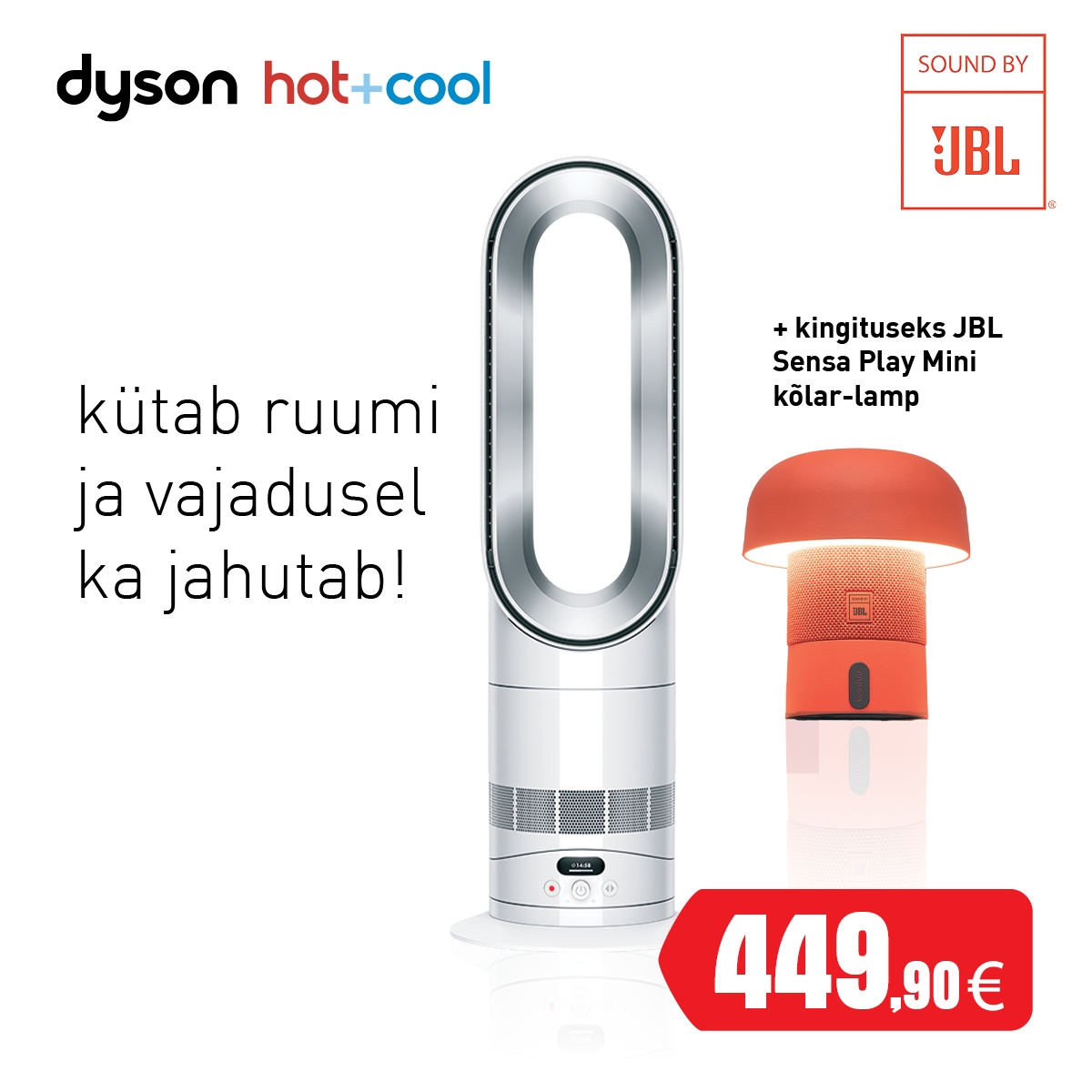 Dyson AM15 ostjale kingituseks JBL Sensa Play Mini