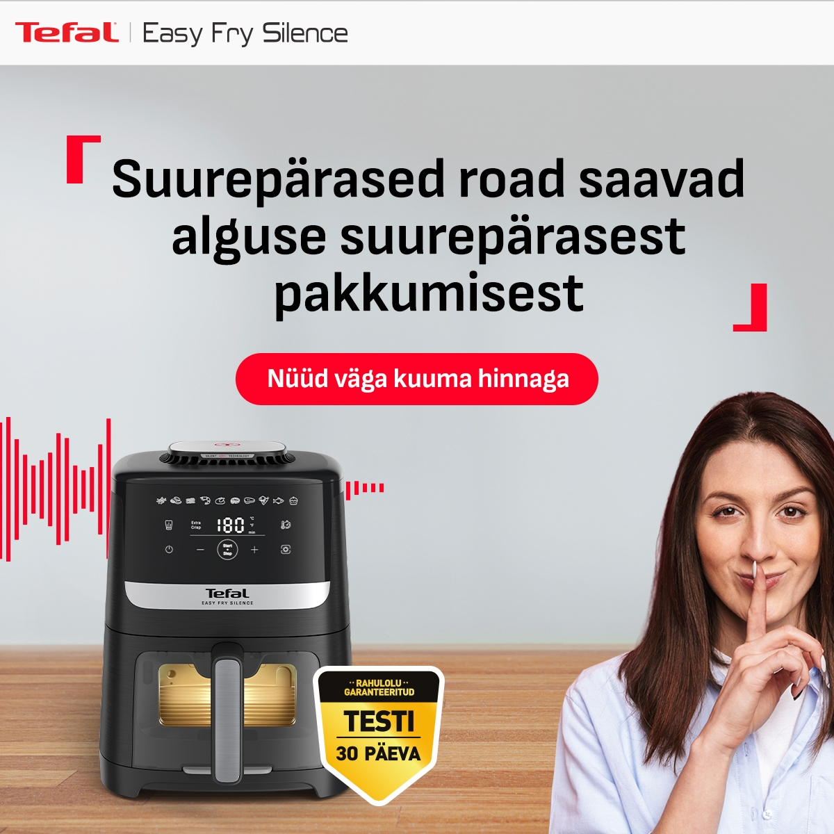 Tefal Easy Fry fritüürid