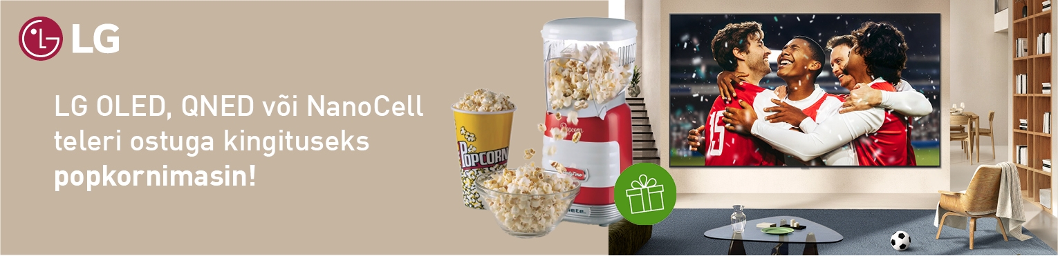 LG OLED/QNED/NanoCell teleriga kingituseks popkornimasin!