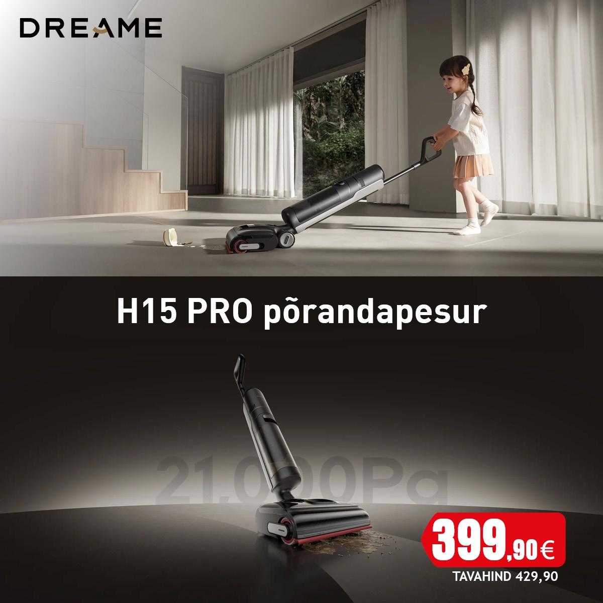 Dreame H15 PRO põrandapesur
