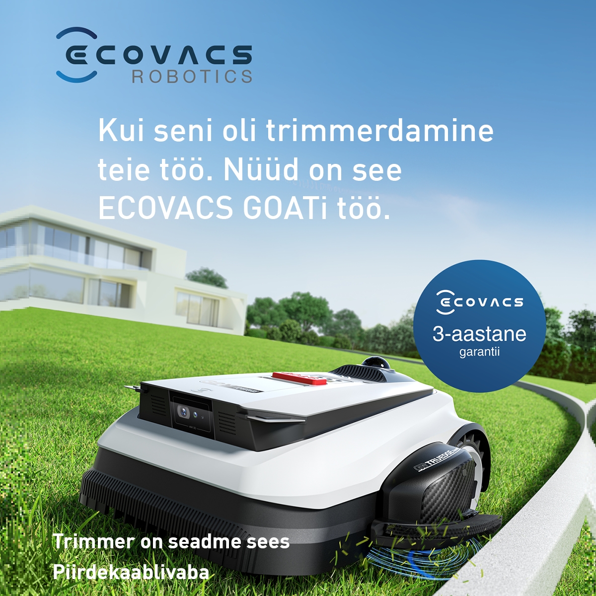 Ecovacs 3 aastane garantii