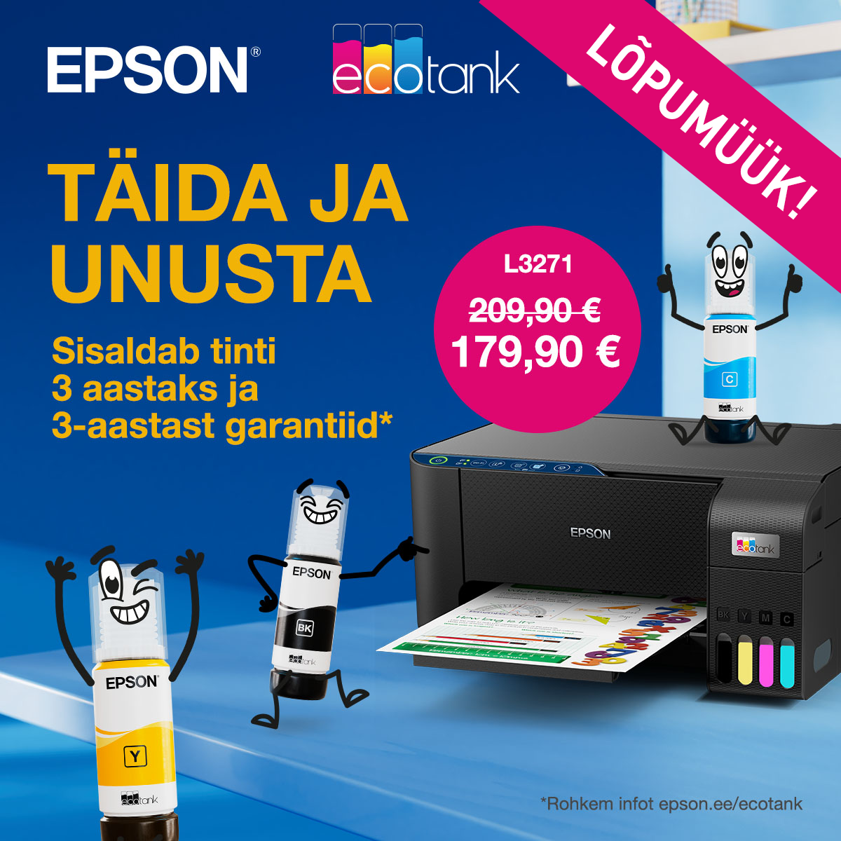 Epson EcoTank L3271 lõpumüük