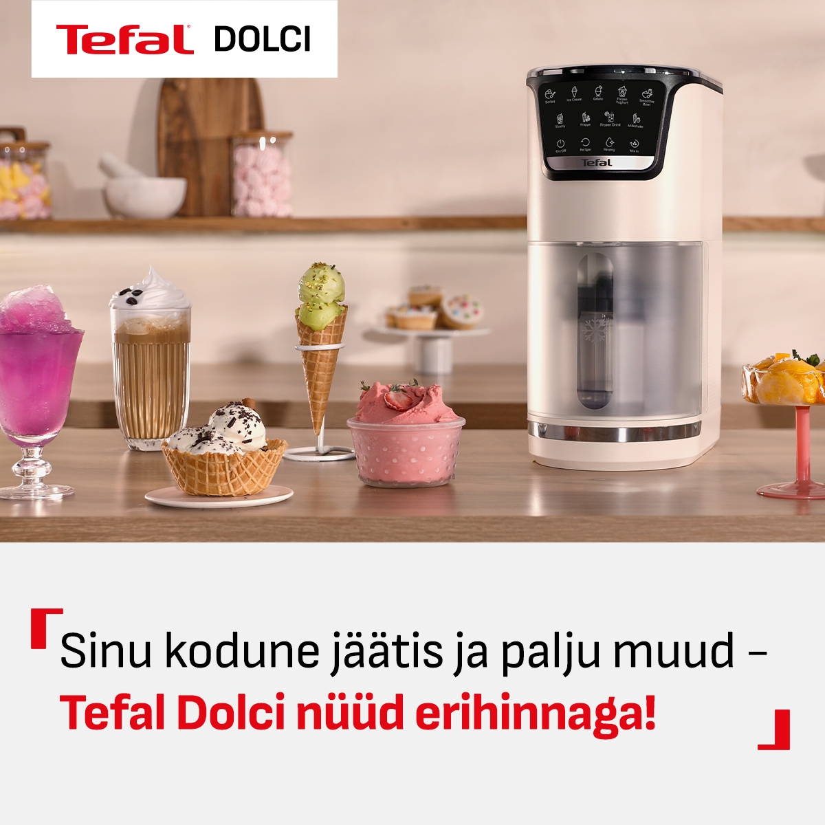 Tefal jäätisemasin