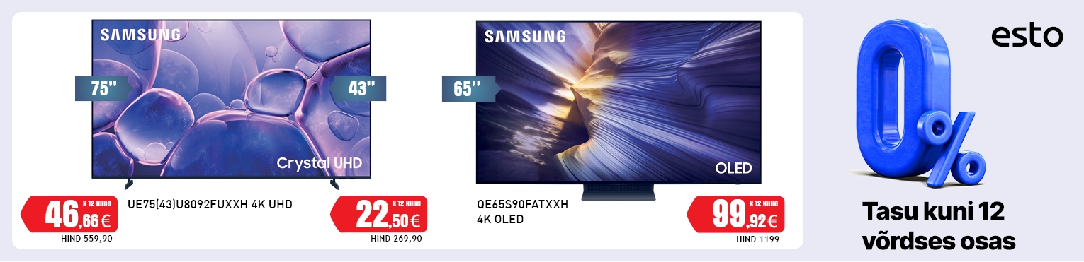 Esto Samsung teler suur bänner