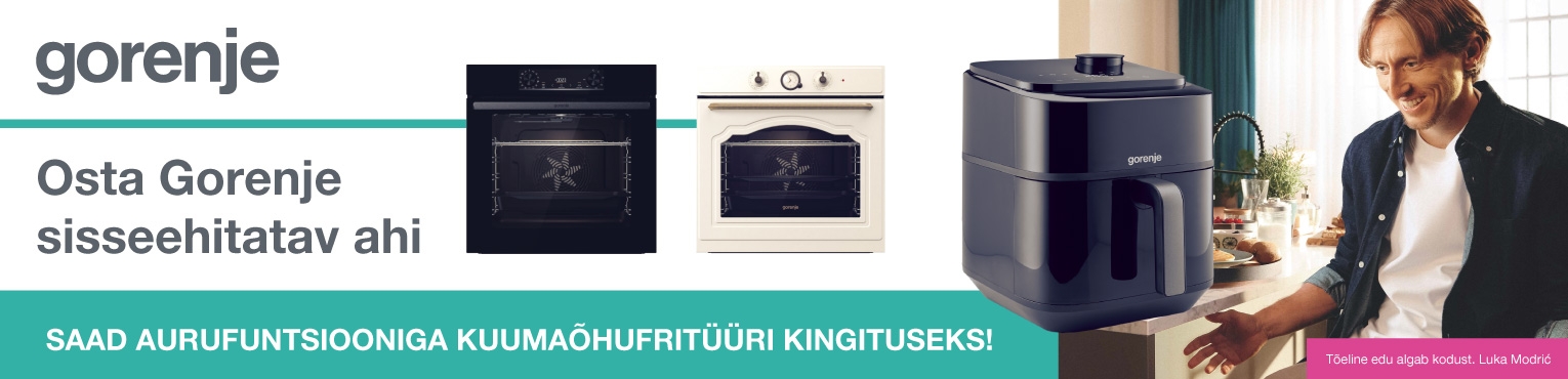 Gorenje integr. ahjuga kingituseks kuumaõhufritüür