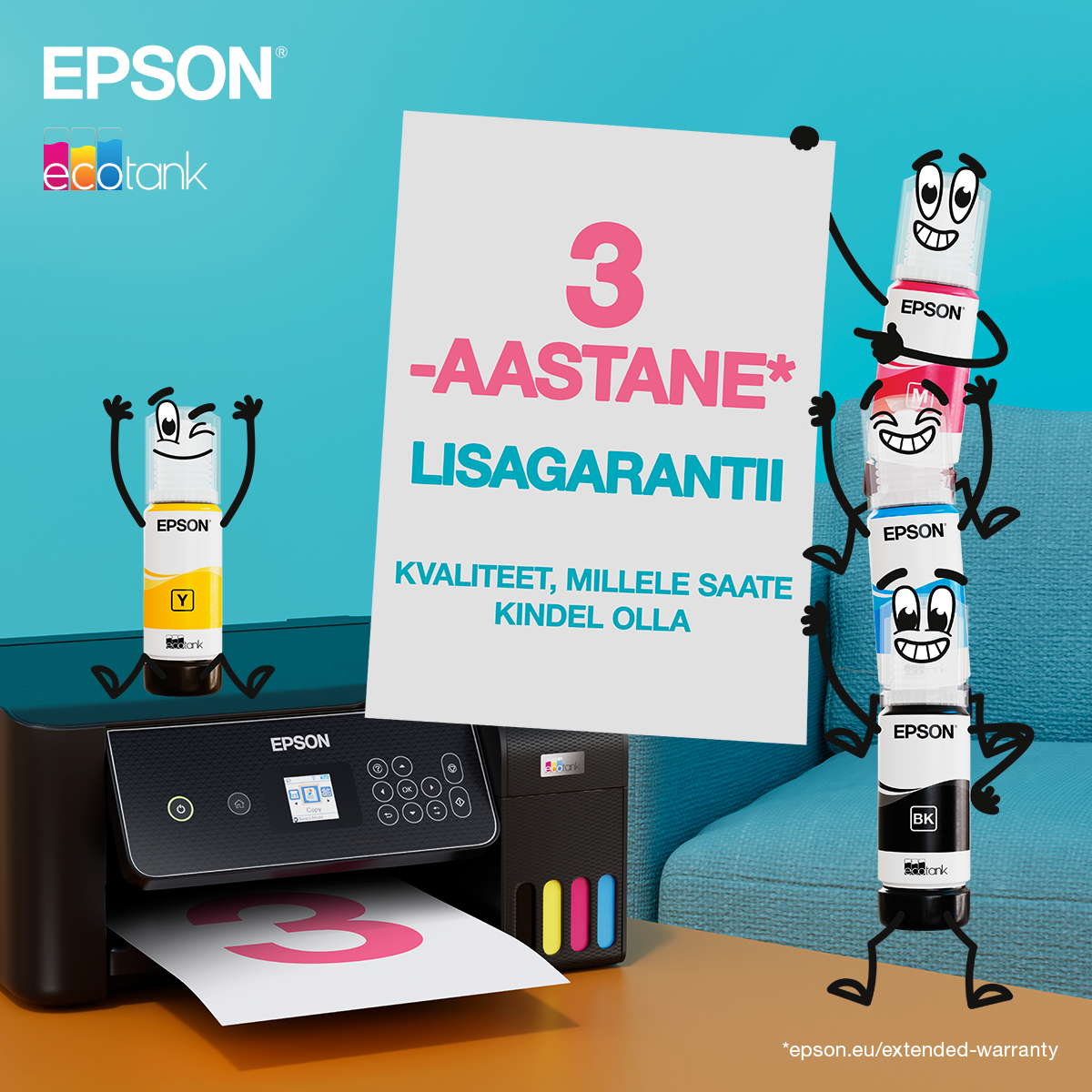 Epson pikendatud garantii