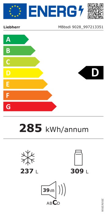 Маркировка энергоэффективности