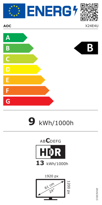 Маркировка энергоэффективности