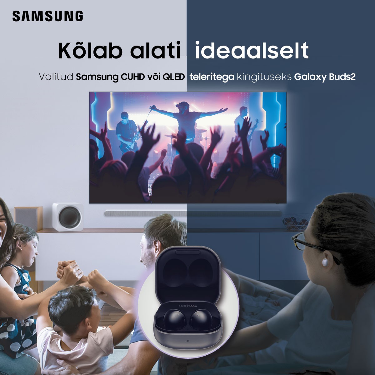 Samsung teleriga kingituseks Buds Live kõrvaklapid	