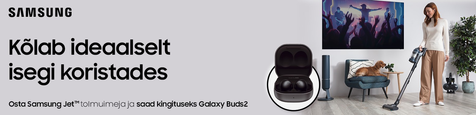 Samsung Jet varstolmuimejaga kingituseks Galaxy Buds2 kõrvaklapid